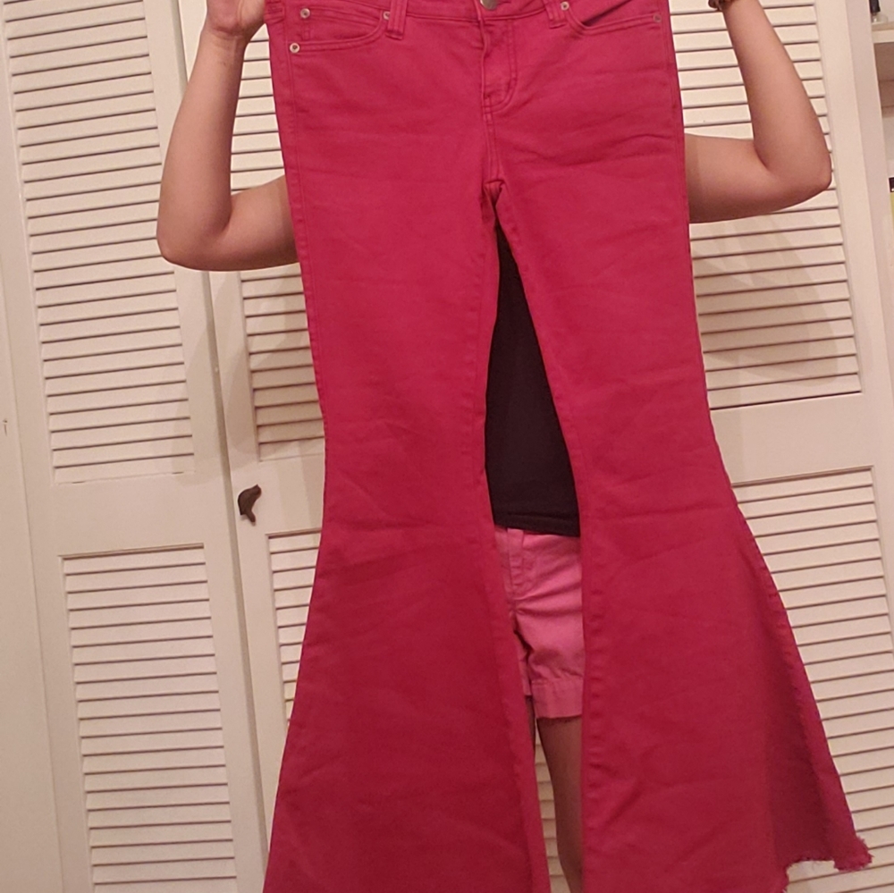 Red bell bottom